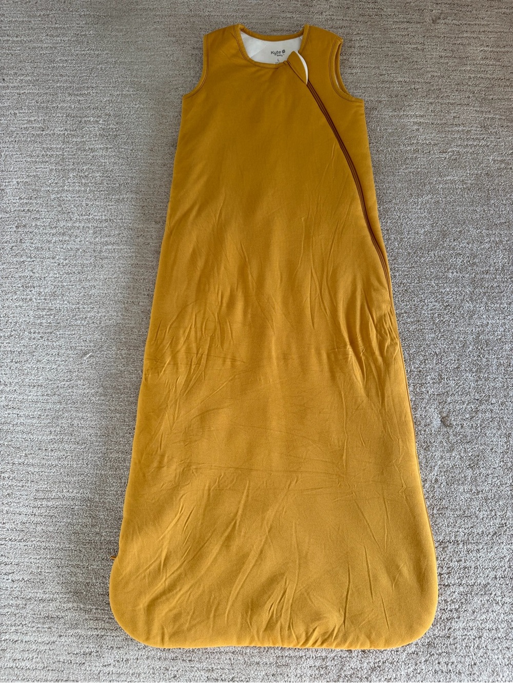 NWOT Kyte Baby Sleep Sack mustard yellow L tog 2.5